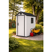 Госпблок-сарай пластиковий BKS 3х5FT з двосхилим дахом 210 × 103 × 163 см